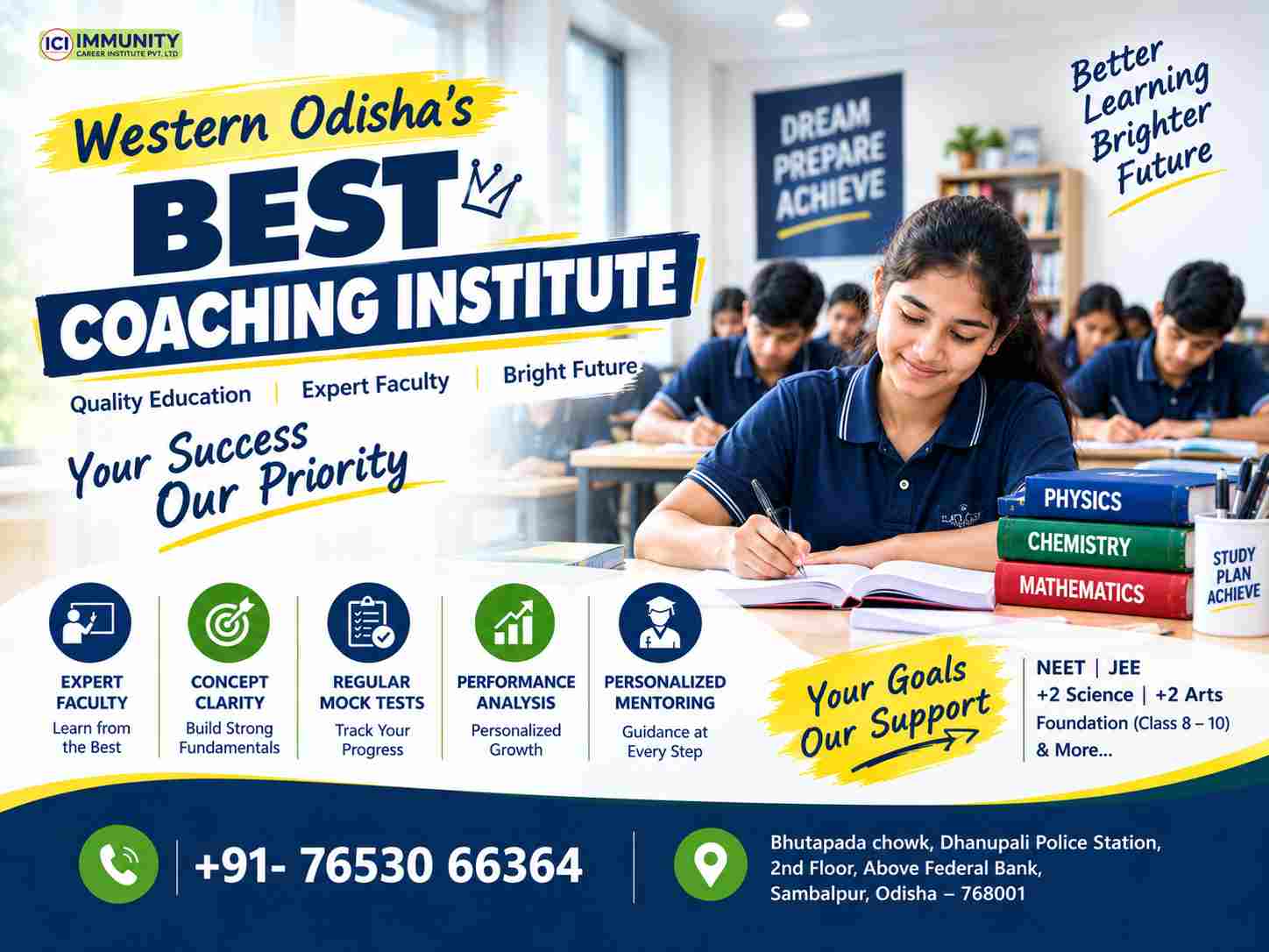 Western Odisha's Best Coaching Institute for Academic and Competitive Preparation